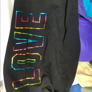 VS PINK rainbow joggers